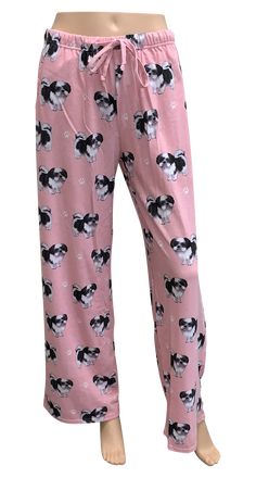 Dog Print Lounge Pants - Shih Tzus Chien Shih Tzu, Pajama Bottoms Womens, Unisex Pajamas, Everyday Clothing, Comfortable Pajamas, Pajama Bottoms, Dog Print, Comforters Cozy, Shih Tzu