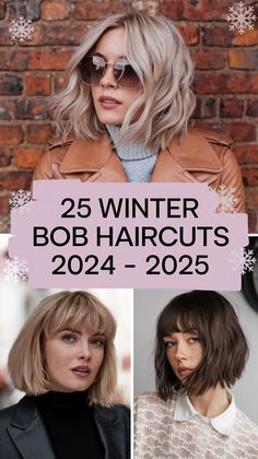 Aespa-inspired bob haircuts for 2024 - 2025 are sleek and versatile, perfect for women with fine hair. A stacked bob with choppy layers adds volume, while the inverted style gives it an edgy look. For winter, pair this short bob with a hat or go for a textured style for a playful feel. You can also try an Italian bob for a touch of European charm. Versatile Bob Haircut, Short Edgy Hair Color, Classic Bob With Bangs, Medium Bob Haircut For Fine Hair, Bob Haircut 2024 Trends, Bob Haircut For Fine Hair Bangs, Edgy Bob Haircuts Choppy Layers