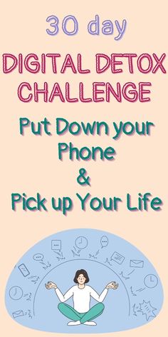 Digital Detox made for you to succees! Digital detoxing doesn't need to make you suffer, try this and find the benfits from it. See how to digitally detox away from your phone addiction in easy steps each day. Digital detox activities to reduce smartphone use. Smart phone addiction is real! How to break up with your phone. Tips for a successful digital detox challenge. 30 day digital detox challenge we can all do. Break Up With Your Phone, Digital Detoxing, Digital Detox Challenge, Challenge 30 Day, How To Break Up, 52 Week Money Saving Challenge, December Challenge, Changing Your Life