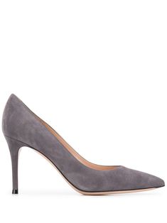 Grey Pumps, Rossi Shoes, Chanel 2, Grey Suede, Dolce E Gabbana, Suede Pumps, Gray Suede, Fedora Hat, New Classic