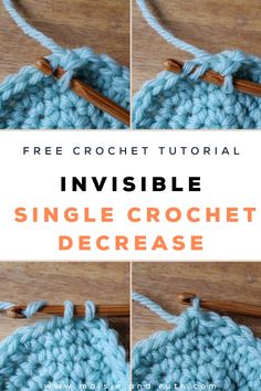 Invisible Single Crochet Decrease Invisible Decrease, Amigurumi Projects, Crochet Cluster Stitch, Single Crochet Decrease, Back Post Double Crochet, Front Post Double Crochet, Knitting Paterns, Crochet Decrease, Crochet Weaves