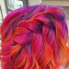 Directions Hair Colour on Instagram: "This look has got us dreaming for summer 🌅🩷 @fraeulein_schnitte using a rainbow of Directions 🌈 🛒 www.directionshaircolour.co.uk #directionshair #directionshaircolour #semipermanent #hairstyles #hairideas #hairoftheday #hairinspo #hairtrends #hairgoals #instahair #colourfulhair #hairlove #vividhair #hair #haircolour #vegan #colour #hairdye #veganhair #crueltyfree"