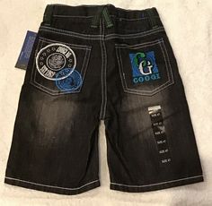 Coogi Australia Kids Jeans Shorts 100% cotton Size: 4T Classic Black Baggy 2000s style Adjustable waist band inside. New with tags Pet and smoke free home Y2k Baggy Shorts, 90s Style Black Summer Pants, Black 90s Style Summer Pants, Hip Hop Style Short Bottoms For Spring, 90s Black Shorts With Pockets, Spring Hip Hop Style Short Bottoms, Spring Hip Hop Short Bottoms, Black 90s Shorts With Pockets, Cool Shorts