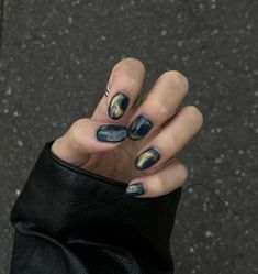 Hello Nails, Hippie Nails, Music On Spotify, Cute Gel Nails, Cat Eye Nails, Minimalist Nails