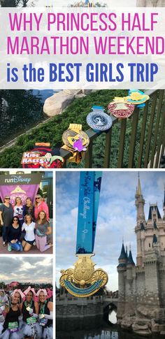 the princess half marathon weekend is the best girls'trip in disney world, and it's so fun