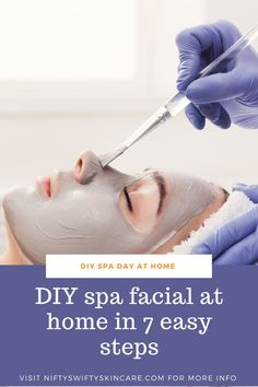 Thinking of spending a DIY spa day at home? Check out these amazing face mask recipes and 7 easy steps for a #DIYspa facial. Face Treatments