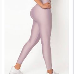 Brand New With Tags - Never Worn Obsession Leggings Cilor : Lilac Size Small 75% Nylon, 25% Spandex High Waist Purple Gym Bottoms, Purple High-stretch Workout Pants, High Stretch Purple Workout Bottoms, Purple High Waist Stretch Leggings, Purple Nylon Yoga Activewear, Purple High Waist Stretch Activewear, Purple High Stretch Full Length Activewear, Purple Compressive Tights For Gym, Purple Compressive Gym Tights