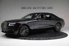 the new rolls royce is on display at miller motorcars