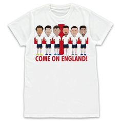 England Football Come On England Mens T-Shirt Sizes S-3XL Unofficial EurosFantastic Sublimated T-shirt a great gift for all England football fans- support our boys this summer 2 Design Choices Available:DESIGN 1      Southgate, Maguire, Stones, Sterling, Rashford, KaneDESIGN 2      Trent AA, Rice, Mount, Foden, Grealish, SanchoT- Shirt Colours Available: WhitePrint - Our prints are high quality sublimated prints for an excellent finish that is expected to last the lifetime of the t-shirt if wash Sports Fan T-shirt With Short Sleeves, Fan Events Team Name T-shirt, Team Name T-shirt For Fan Events, Fan Merchandise T-shirt With Team Spirit, White T-shirt With Team Logo For Fan Events, Sports Fan T-shirt For Fan Events With Short Sleeve, Crew Neck Sublimation Design With Team Logo For Fans, Novelty Fan Merchandise T-shirt With Letter Print, Letter Print T-shirt For Fan Events