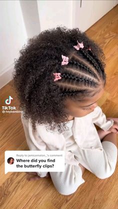 Cute Natural Hairstyles For Kids, Cute Kid Hairstyle, Easy Kid Hairstyles, Easy Hairstyles For Kids, Cute Natural Hairstyles, Kids Hairstyle, Styled Hair, Lil Black, Natural Hairstyles For Kids