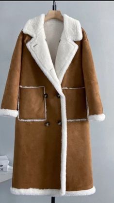 Winter Fashion Outfits Casual, Sheepskin Coat, Work Outfits Women, Work Outfit, Women's Blazer, Coats For Women, Winter Fashion, Casual Outfits