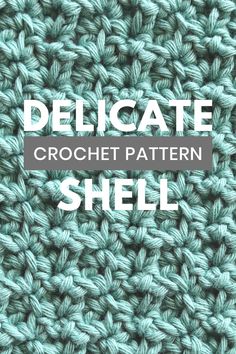 Delicate shell crochet stitch Shell Stitch In The Round Crochet, She’ll Pattern Crochet, Crochet Textured Shell Stitch, Crochet Shell Stitch Rectangle, Crochet Slanted Shell Stitch, Different Crochet Stitches, Crochet Stitches Guide, Crochet Stitches Diagram