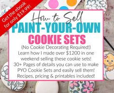 cookie decorating instructions for painting your own cookies