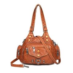 Brand Name: YOUZHOUKELining Material: polyesterShape: Casual ToteHandbags Type: Shoulder BagsTypes of bags: Shoulder BagsMain Material: PUOrigin: CN(Origin)Closure Type: zipperHardness: SoftGender: WOMENPattern Type: PatchworkDecoration: NONEExterior: Flap PocketStyle: FashionModel Number: shengya6036Occasion: VersatileNumber of Handles/Straps: Two Hand Bags For Women, Soft Leather Handbags, Retro Handbags, Soft Leather Bag, Leather Handbags Women, Chic Handbags, Casual Tote, Mode Vintage, Stylish Bag