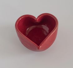 Heart Bowl in Coral Valentine Pottery, Heart Shaped Dish, Heart Pottery, Perfect Engagement Gifts, Heart Bowl, Special Friends, Ceramic Heart, Pinch Pots, Pinch Of Salt