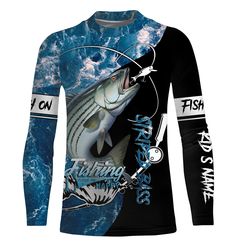 a long sleeve shirt with a fish on it