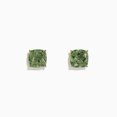 Effy 14K Yellow Gold Peridot Stud Earrings, 4.50 TCW Classic Green Earrings For May Birthstone, Green Gemstone Earrings In 14k Gold, Classic Green Peridot Earrings, 14k Gold Green Earrings, 14k Gold Green Birthstone Earrings, Green 14k Gold Birthstone Earrings, Yellow Stone, Gold Yellow, 50 %