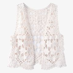 White Lace Vest, Florence Welch Style, Lace Vest Top, Mexican Lace, Clothing Png, Crochet Waistcoat, Vest Cardigan, Lace Vest, Polyester Jacket