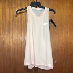 Light Pink (Baby Pink) Workout Nike Running Shirt White T-shirt For Gym In Spring, White Gym T-shirt For Spring, Nike Tops For Gym In Spring, Nike Pink Tops For Gym, Nike Pink Gym Tops, White Sports Shirt For Spring, Spring Sports White Shirt, Nike Tops For Spring Workout, Nike Sports Shirt For Summer