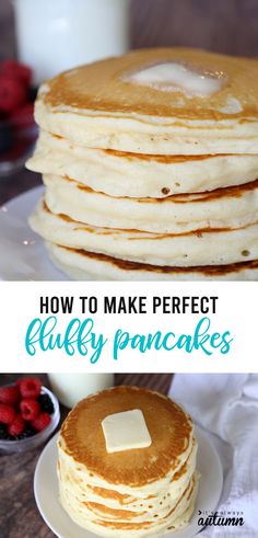 how to make perfect fluffy pancakes