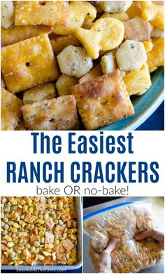 the best ranch crackers bake or no - bake