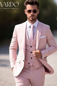 >>ORIGINAL ARTWORK AND CONTENT, PLEASE DO NOT COPY<< Men Suits, Suits For Man, Stylish Men's Light Pink Three Piece Suit - Perfect for Weddings and Special Occasions, Formal Attire, Formal piece Wedding Suit, Double Breasted, Formal Fashion Slim Fit Suit. Elevate your style with our exquisite Men's Light Pink Three Piece Suit. This sophisticated suit is a must-have for any gentleman looking to make a statement at weddings, parties, or other special occasions. 👔 Crafted with precision: Our three-piece suit features impeccable tailoring and a modern design, ensuring a perfect fit and a sharp look. 🌸 Unique Light Pink Shade: The light pink color exudes charm and sophistication, making you stand out from the crowd. 💼 Versatile and Elegant: Whether you're the groom or a guest, this suit guar Light Pink Suit Men, Light Pink Tuxedo, Pink Groom Suit, Double Breasted Suit Men Wedding, Light Pink Suit, Pink Suit Men, Suit Double Breasted, Formal Fashion, Tailored Suit