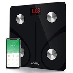 RENPHO Bluetooth Body Fat Scale Smart BMI Scale Digital Bathroom Wireless Weight Scale, Body Composition Analyzer with Smartphone App 396 lbs - Black Click to buy!{Enter}.{Enter}.{Enter}#fitness #weight #scale #health #BMI #electronic #app #weightloss #diet #exercise #muscle #fat #lean Digital Weight Scale, Body Weight Scale, Fitbit App, Body Scale, Body Fat Scale, Google Fit, Smart Scale, Apple Health, Best Cardio