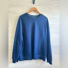 Ultra Soft Feel Fleece Size Xxl Color Navy Blue Pit To Pit 25.5 In. Shoulder Length Is 26in. Fleece Length Is 30 In. Nwot Excellent Condition Blue Comfortable Fleece Tops, Blue Fleece Sweatshirt For Loungewear, Blue Athleisure Sweater For Loungewear, Blue Relaxed Fit Fleece Sweater, Blue Relaxed Fit Fleece Tops, Blue Fleece Tops For Loungewear, Blue Pits, Shoulder Length, Color Blue