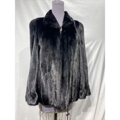 Dark Ranch Mink Jacket (61317). Fur Sample Sale Size: 8/10 Zipper Up Front, 2 Pockets Length: 27 Inch From The Base Of The Collar To The Bottom Of The Hem Bust: 45 Inch Measured From Far Left Side To Far Right Side Underneath Armpit From The Inside Arms: 30.25 Inch From The Inside Of The Collar To End Of The Sleeve Sweep: 52 Inch From The Side To Side Along The Bottom Luxury Mink-colored Evening Outerwear, Luxury Mink Colored Evening Outerwear, Luxury Mink Colored Outerwear For Formal Events, Mink Colored Long Sleeve Evening Outerwear, Formal Long Sleeve Mink Outerwear, Chic Mink Outerwear For Formal Occasions, Elegant Mink Long Sleeve Outerwear, Chic Mink-colored Formal Outerwear, Elegant Long Sleeve Mink Outerwear