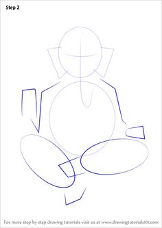 how to draw a cartoon character sitting down