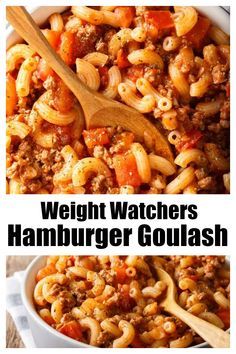 the cover of weight watchers hamburger goulash low calorie smart points