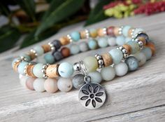 amazonite bracelet Amazonite Bracelet Stack, Amazonite Bead Bracelet, Peaceful Energy, Amazonite Bracelet, Diffuser Jewelry, Bracelets Diy, Gemstone Beaded Bracelets, Nature Bracelets, Precious Jewelry