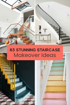 Transform your home with these 63 stunning staircase makeover ideas! From bold paint choices to unique railing designs, this list covers stylish ways to elevate your entryway and brighten up narrow spaces. Discover DIY projects and simple updates to refine your staircase into a striking feature. Perfect for both contemporary and traditional homes, these clever updates will have your ascent reimagined in no time. Whether you're flipping houses or sprucing up your personal space, get ready to inspire your next DIY project with these realistic, aesthetic ideas!