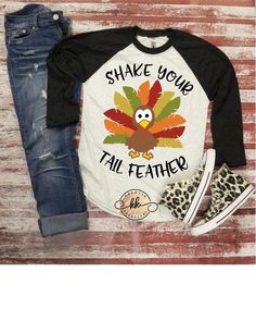 Thanksgiving Outfit Kids, Thanksgiving Outfit, Home T Shirts, Knitted Tshirt, Thanksgiving Turkey, Baseball T Shirt