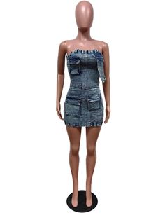 LIZAKOSHT - Summer Y2k Streetwear Denim Strapless Bodycon Mini Dress Midnight Clubwear For Woman 2024 Sexy Backless Zipper Short Dress Notes:Due to the light and screen difference, the item's color may be slightly different from the pictures. Please understand. Make sure you don't mind before you bid. Denim Mini Dress For Club, Club Denim Mini Dress, Strapless Denim Club Dress, Strapless Denim Dress For Club, Strapless Denim Blue Mini Dress For Night Out, Strapless Denim Tube Top For Night Out, Y2k Style Mini Denim Dress, Strapless Denim Mini Dress For Night Out, Strapless Mini Dress In Medium Wash For Night Out