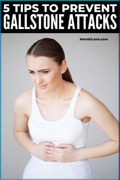 10 Natural Remedies for Gallstone Attacks | If you're navigating gallstone attacks and need tips and ideas to help prevent and manage your symptoms, this post is for you. You'll learn common causes and symptoms, gallstone attack relief tips, and how to prevent another attack in the future. From apple cider vinegar drinks, to peppermint and turmeric tea, to simple lifestyle changes, these home remedies offer natural pain relief that works! Gallstone Symptoms, How To Stop Gas, Gallbladder Attack Relief, Gallbladder Attack Symptoms, Gallbladder Attack, Vinegar Drinks, Dairy Free Breastfeeding, Apple Cider Vinegar Drink, Simple Lifestyle