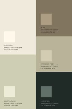 the different shades of paint that are used in this color scheme for walls and ceilings