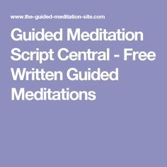 Guided Meditation For Beginners, Meditation Techniques For Beginners, Chakras Meditation, Meditation Scripts, Guided Visualization