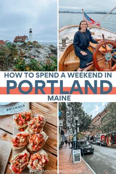 how to spend a weekend in portland maine