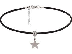 PRICES MAY VARY. GOTH BOHO STAR CHOKER NECKLACE: The star symbol is associated with guidance, protection, and enlightenment. It is also a symbol of hope, good luck, and aspirations. The Star Choker Necklace is a great addition to your collection. Perfect for any occasion day or night MATERIALS: Meticulously crafted from high-quality stainless steel and faux leather SIZE: Star Pendant Measures 0.39 inches in diameter, chain length: 12.9 inches, extension chain: 3 inches PERFECT GOTHIC JEWELRY GIF Black Adjustable Necklace With Star Charm, Adjustable Black Necklace With Star Charm, Black Star Necklace For Gift, Black Star Charm Choker Jewelry, New Year Jewelry, Boho Choker Necklace, Star Symbol, Star Choker, Gothic Choker