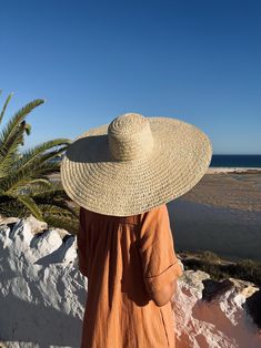 NOT YOUR REGULAR BEACH HAT Ultra Large brimmed straw hat, handmade in the traditional manner in northern Portugal. Brim is about 20 cm. Due to the handcrafted nature of the product, dimensions may vary in each hat.  These straw hats tend to get rather bigger than smaller, so if you're undecided between two sizes, just pick the smaller one. Please, leave your head measurement on your order notes so that I can ship you a hat that will fit you better. Check your size measuring with a measuring tape Beach Straw Hat, Northern Portugal, Hat Handmade, Straw Hats, Beach Hat, Fitted Hats, Straw Hat, Sun Hats, Caps Hats