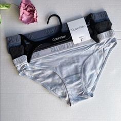 You're Getting Authentic Calvin Klein Women`S Monochrome Cotton Bikini Panty 3 Pack Blue Charcoal Light Blue Colors. Sold Out Online A Modern Look With Tonal Logo Embroidery, These Bikinis Are Designed With An Extra Soft Cotton Stretch Cotton Elasticated Logo Waistband. Fully Lined Gusset. 95% Cotton 5% Spandex Im Not Going To Send Out Hangers With The Panties. Unless You Insisted. Due To Personal Intimates, No Offers, No Returns, Or Trades, Thank You For Understanding. Thanks, Money Tree Store Calvin Klein Briefs For Loungewear, Calvin Klein Brief Bottoms For Loungewear, Calvin Klein Blue Swimwear For Summer, Money Tree, Calvin Klein Women, Klein Blue, Light Blue Color, Logo Embroidery, Womens Calvin Klein