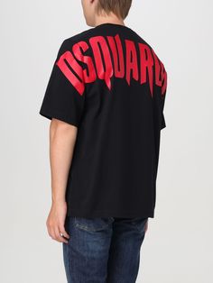 Find DSQUARED2 T-shirt on Editorialist. T-Shirt DSQUARED2 Men color Black Italian Fashion Designers, Italian Fashion, Primavera Estate, Black Tshirt, Black Color, Color Coding, Color Design, Ready To Wear, Mens Shirts