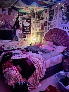 Edgy Bedroom Aesthetic, Chaotic Room, Chaotic Room Aesthetic, Vibey Room Aesthetic, Grunge Room