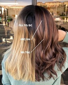 Light Brown Red Balayage, Toner For Brown Hair, Shades Formulas, Demi Hair Color, Brassy Hair, Redken Hair Color, Bottle Blonde, Color Formulas, Hair Tint