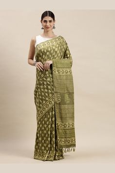 Readymade Sarees Collection Batik Print Saree, Pre Stitched Saree, One Minute Saree, Print Saree, Saree For Women, Readymade Saree, Batik Print, Saree Border, Green Saree