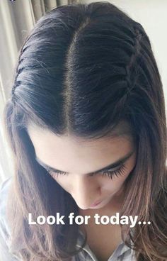 Side Partition Hairstyles, Braid With Scarf, Hairstyles Indian Wedding, Hair Styels, Long Hair Tips, Hairstyles Indian, Beautiful Braided Hair, Indian Wedding Hairstyles, Hair Upstyles