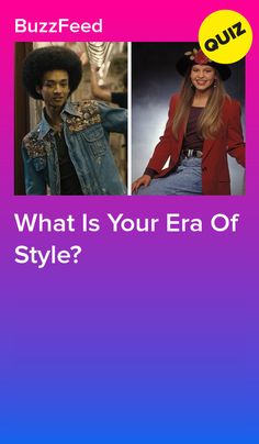 an advertisement with the words buzzfeed and two pictures of people in denim jackets