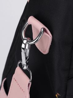 BirdinBag - Versatile and Stylish Multi-Pocket Backpack with Pendant Detailing On-the-go Travel Backpack With Pockets, Casual Backpack Diaper Bag With Zipper Pocket, Casual Backpack Diaper Bag, Multifunctional Travel Backpack With Zipper Pocket, Casual Diaper Backpack With Zipper Pocket, Pink Travel Bag With Pockets For Everyday Use, Softback Bags With Pockets For Students, Multifunctional Chest Bag With Pockets For School, Multifunctional School Chest Bag With Pockets