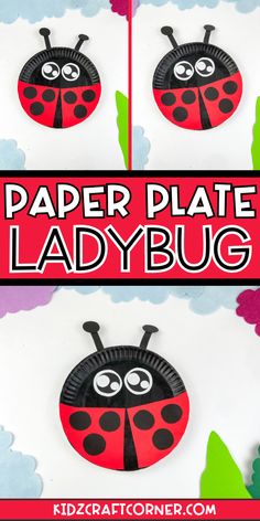 paper plate ladybug craft for kids to make